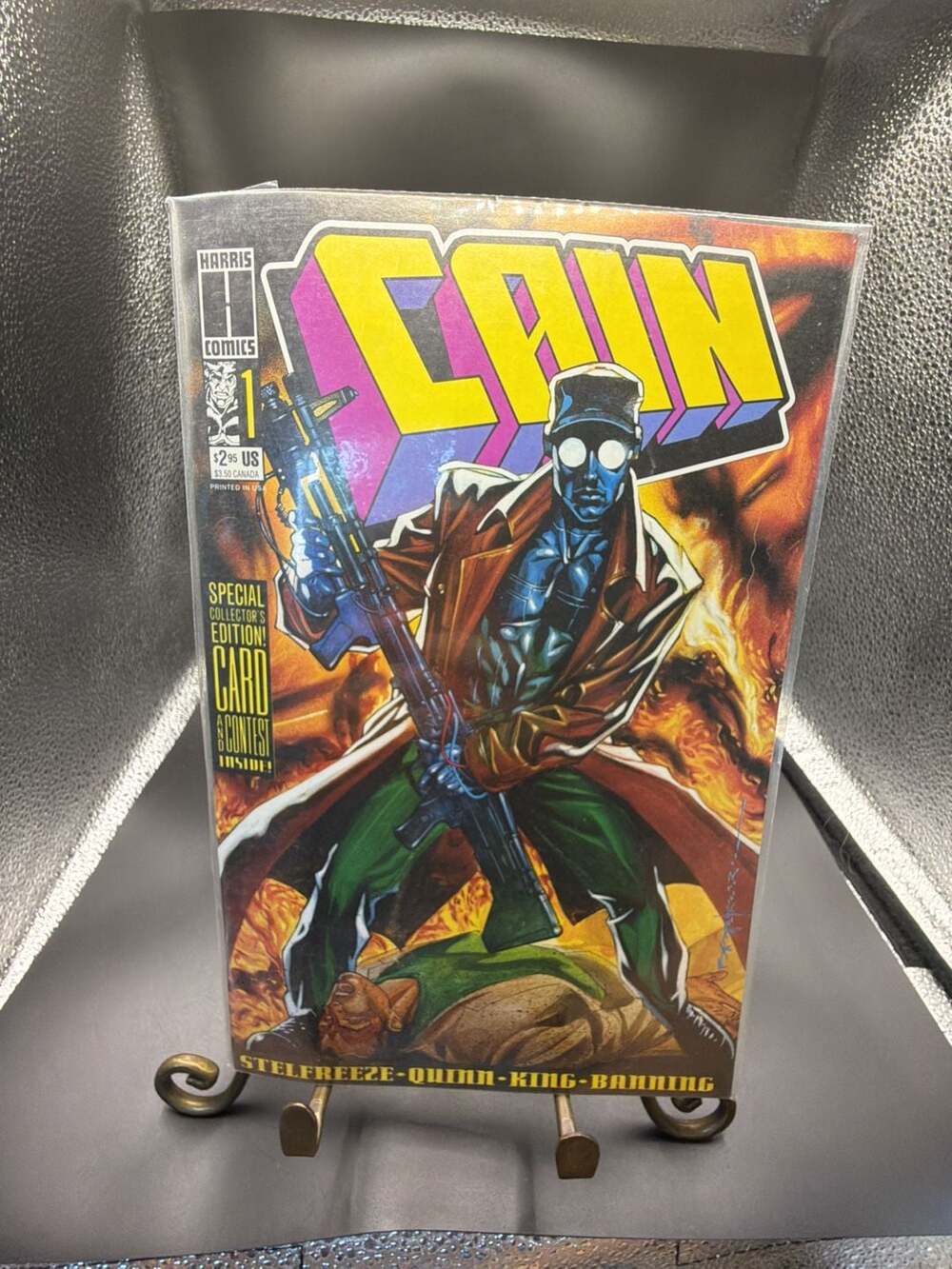 Cain #1 Harris Comics 1993 Special Collector's Edition Comic Book with Card